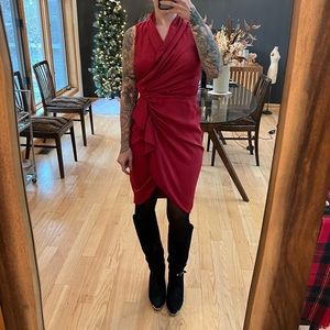 Brand New All Saints Drape Wrap Dress